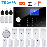 Tugard Tuya Wireless Wifi Gsm Home Burglar Security Alarm System Smart Life Alexa Google Apps Control With Sensor Detector Kit