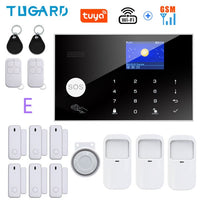 Tugard Tuya Wireless Wifi Gsm Home Burglar Security Alarm System Smart Life Alexa Google Apps Control With Sensor Detector Kit