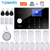 Tugard Tuya Wireless Wifi Gsm Home Burglar Security Alarm System Smart Life Alexa Google Apps Control With Sensor Detector Kit